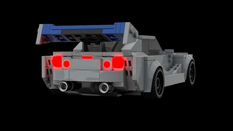 LEGO MOC Mod of „2 Fast 2 Furious - Nissan Skyline GT-R R34“ from LEGO  Speed Champions Set 76917 by williweb