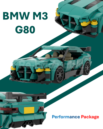 LEGO MOC-209933 BMW M3 G80 - Performance Package by mp_mocs