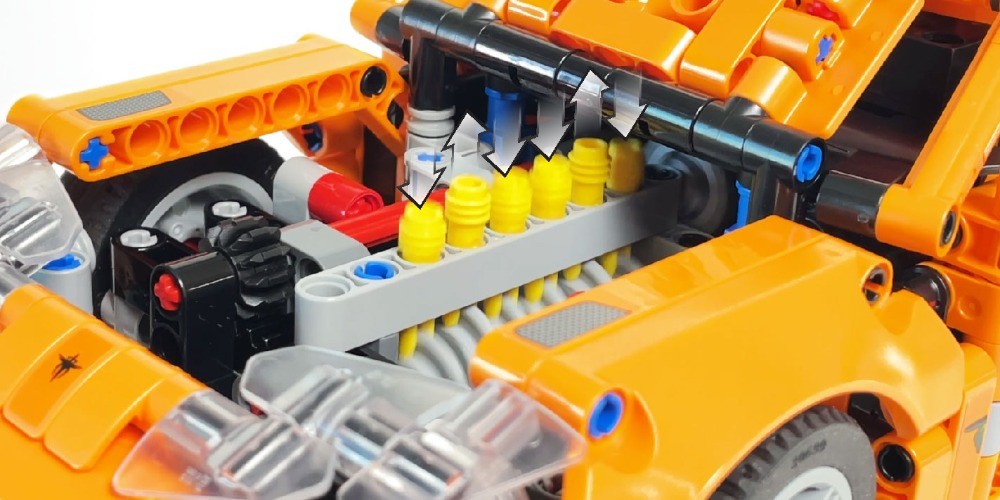 LEGO MOC-238163 42204 Fast & Furious Toyota Supra MK4 RC MOD for