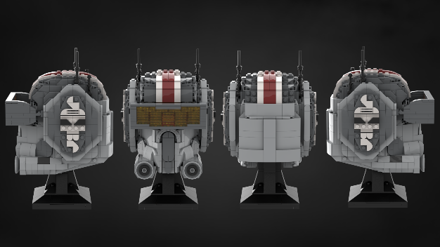 LEGO MOC Tech Helmet by Ant0noo | Rebrickable - Build with LEGO