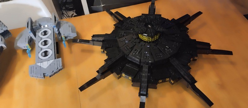 ZITIANYOU BUILD Mothership Superweapon – Vaisseau Spatial MOC 2064 Pièces, Compatible Lego, Thème Pirates Et Architecture