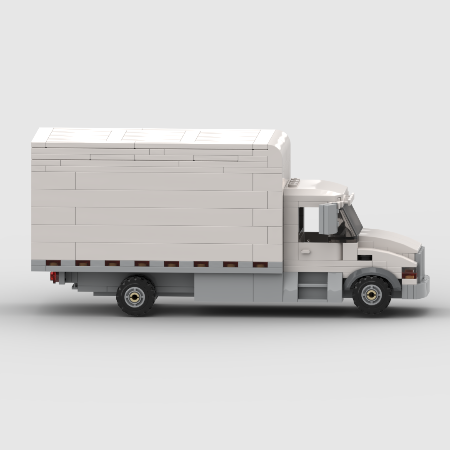 LEGO MOC Box Truck by CrazyCreeper39 | Rebrickable - Build with LEGO