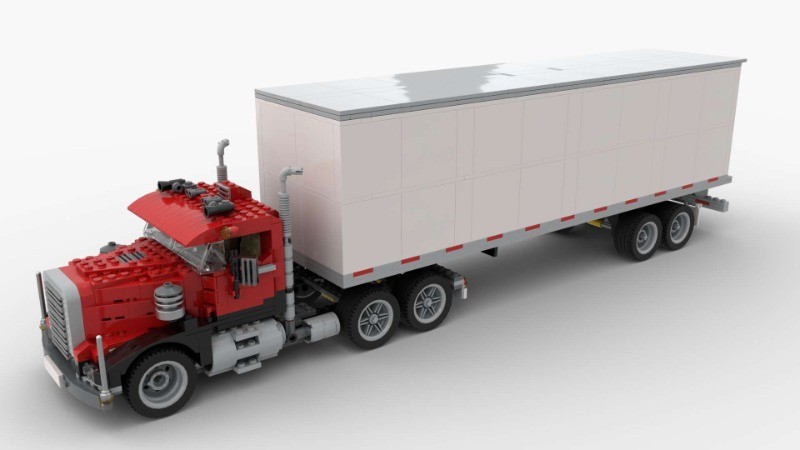 LEGO MOC-136391 Tractor Trailer for 4955 Big Rig Set by lacrymologyst ...