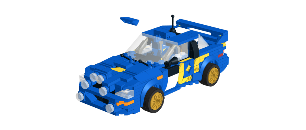 LEGO MOC-214738 Subaru Impreza'99 FINLAND Rally / Kankkunen's Impreza ...