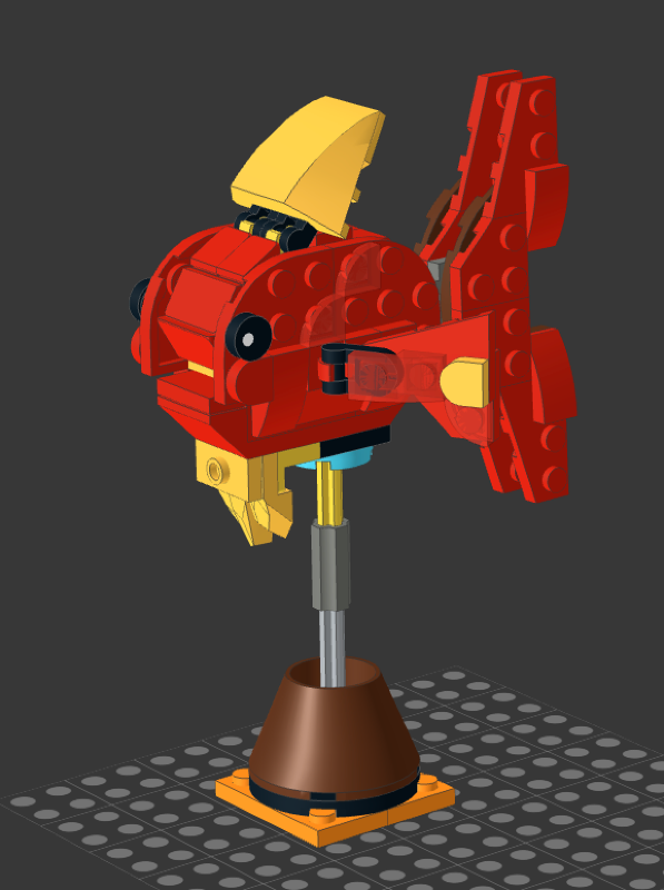LEGO MOC Magikarp by BrandedWInner | Rebrickable - Build with LEGO