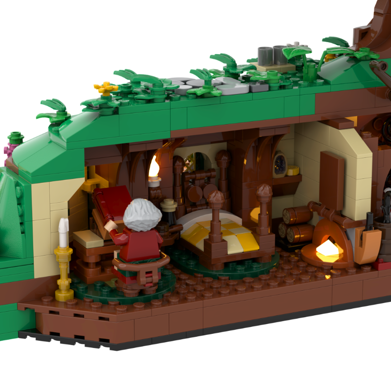 Hobbiton Lego Hobbit Hole Set LEGO MOC The Shire Bag End Expansion