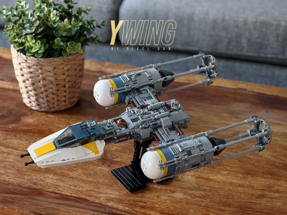 LEGO MOC PiXEL-DANs BTL-A4 YWING VERSION 2 // 75172 - Modification
