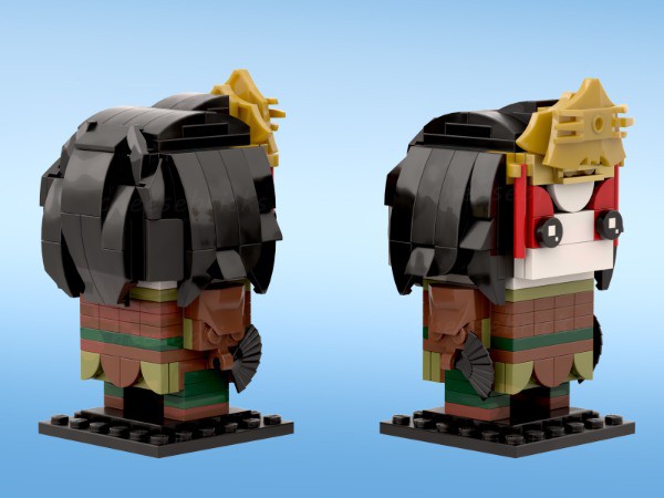 LEGO MOC Suki Kyoshi Warrior Brickheadz Avatar The Last Airbender by ...