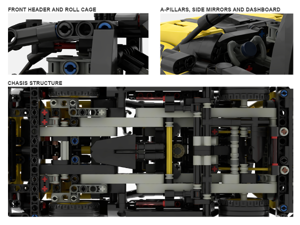 LEGO MOC-135502 42151 Abarth by mirrorbricks | Rebrickable - Build