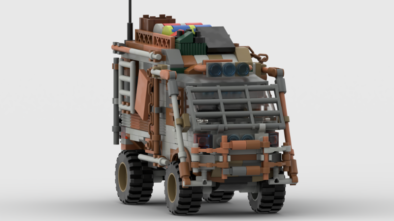LEGO MOC-169819 Doomsday style ——merchant cart that flows inside the ...