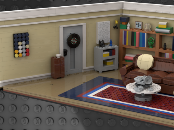 LEGO MOC-180021 The Big Bang Theory : Sheldon and Leonard's apartment ...