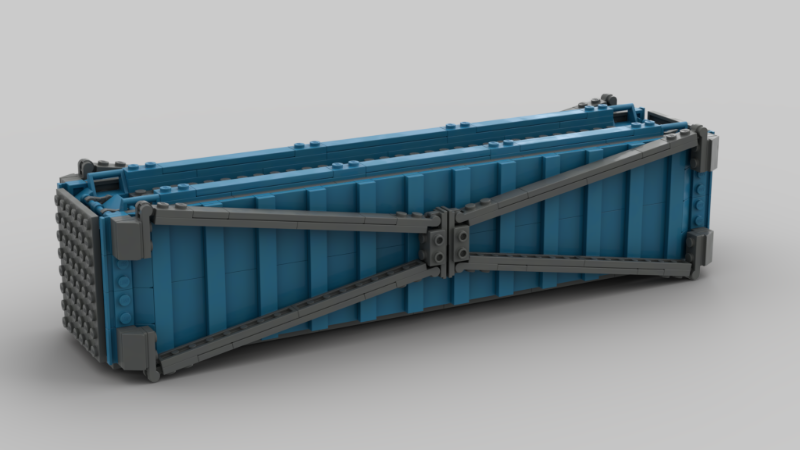 LEGO MOC-157481 Long Futuristic Space Container by Futurism_Lego ...