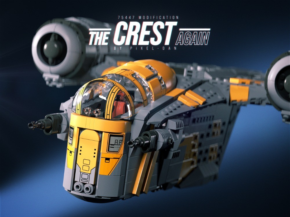 たあページ LEGO MOC-240394 PiXEL DAN's THE CREST – a 75292 Playscale UCS