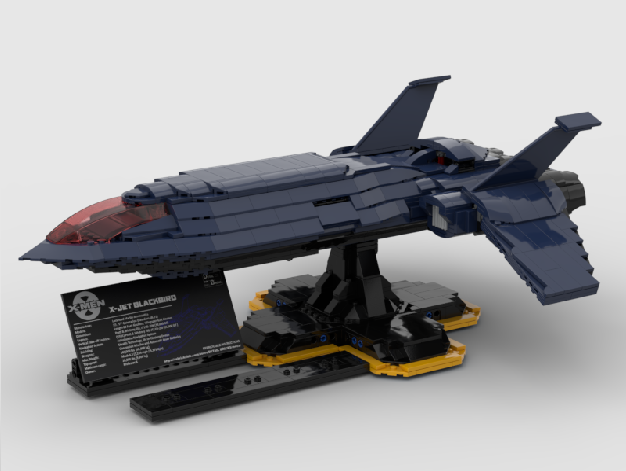 LEGO MOC-206835 X-JET / BLACKBIRD / X-MEN 97 MOC X - JET by DETAIL