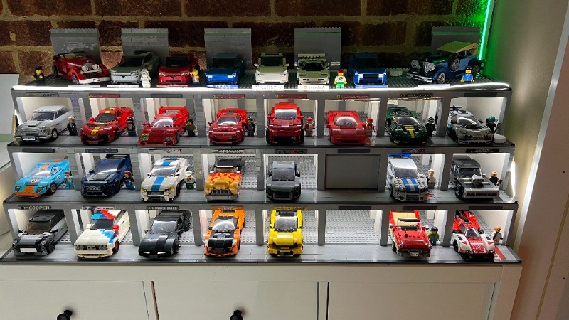 LEGO MOC-188048 Speed Champions Three Level Garage by homert83