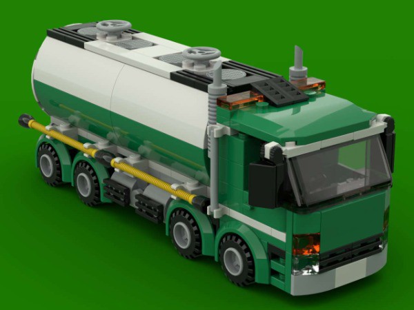 LEGO MOC tanker truck by Snorri666 | Rebrickable - Build with LEGO