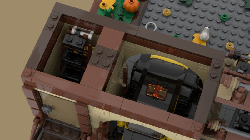 Set ZITIANYOUBUILD Old Factory Building - 1966 Pièces MOC-136707, Compatible Lego