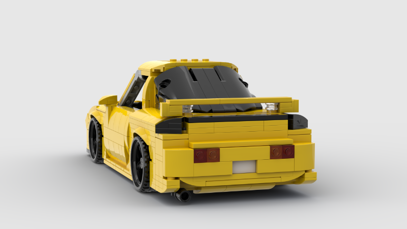 LEGO MOC-136802 Mazda RX-7 1:18 scale by Stefcio | Rebrickable - Build ...