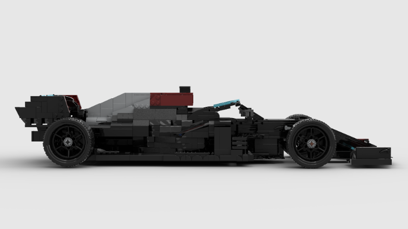 Lego F1 Mercedes W12 100% LEGO MOC Formula 1 1:10