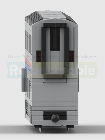 LEGO MOC-170099 4-Wide Am Trak Superliner Passenger Observation