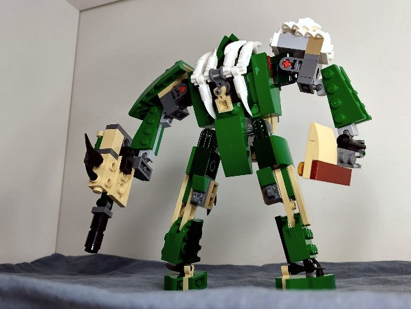 LEGO MOC-191262 31058 Zaku Brutal Mobile Suit Mecha by Reactorcore