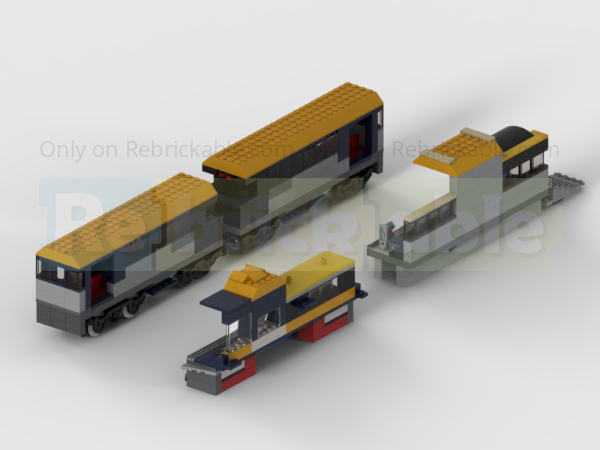 LEGO MOC 60197 Alternate Build - San Francisco Style Cable