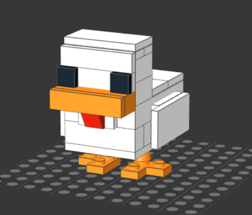 LEGO MOC-244338 Chicken by dc1211 | Rebrickable - Build with LEGO