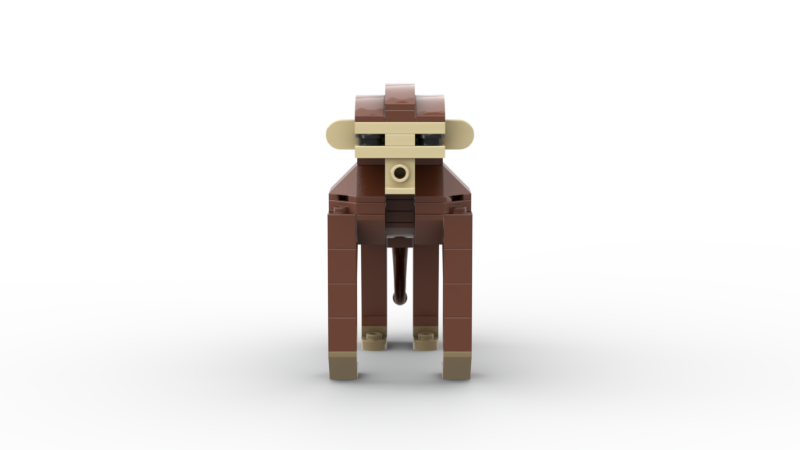 LEGO MOC Monkey by OwlClicker | Rebrickable - Build with LEGO