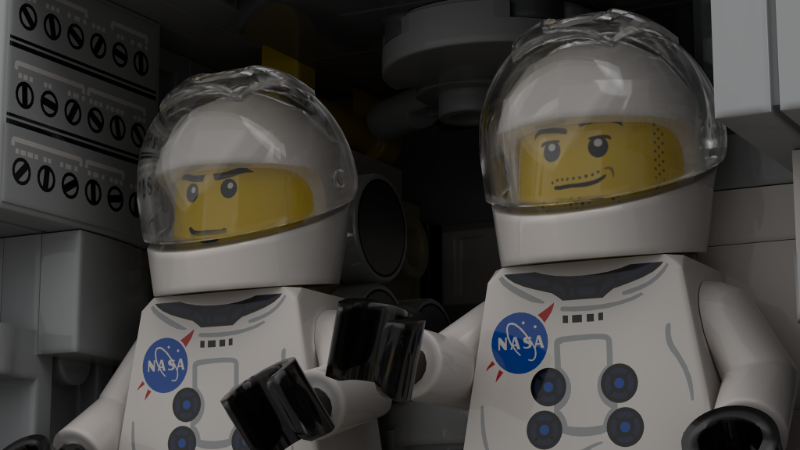 LEGO MOC NASA Apollo 11 LM Realism mod-Ascent Stage v1.0 by DadBricks ...