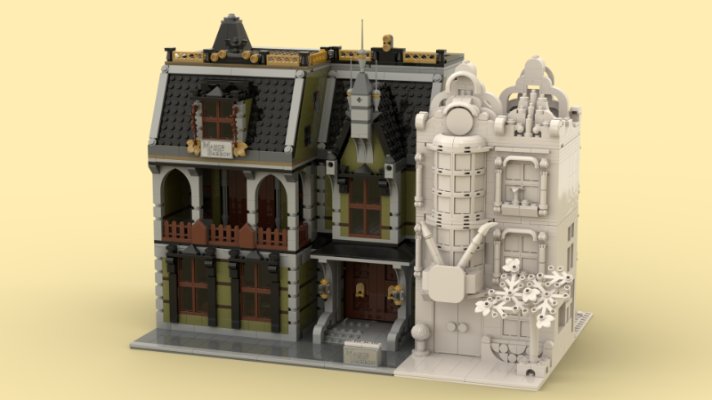 LEGO MOC-134670 Old Mansion Modular Building by lego_modular_building ...