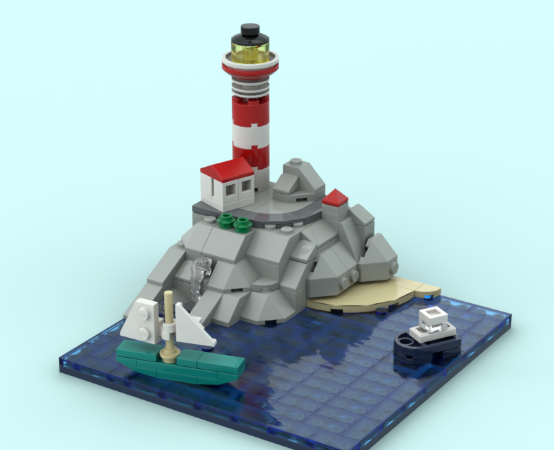LEGO MOC-162858 lighthouse by deer_from_north | Rebrickable - Build ...