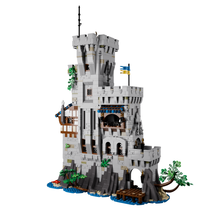 LEGO MOC-269330 Black Falcon's Outpost - Castle by dannychrst