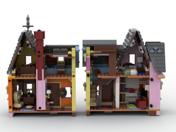 LEGO MOC Up house, 43217-1 Modification, Kevin, house, base, and balloons  bundle by toastybricks