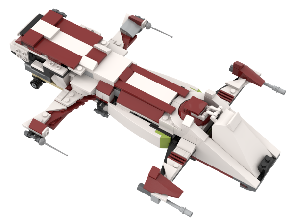 LEGO MOC-154913 F-143 Emergency Speeder 75342 by NicsMocs