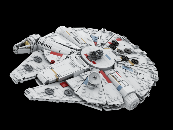 Fake lego star discount wars millennium falcon