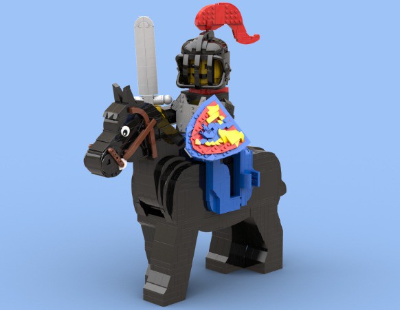 LEGO MOC Knight up! 6:1 by SylvainLS | Rebrickable - Build with LEGO