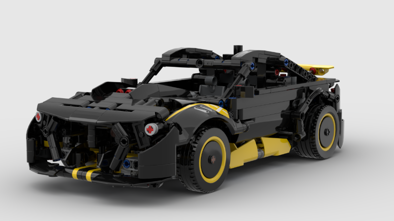 LEGO MOC 42151 - Mustang by ale0794 | Rebrickable - Build with LEGO