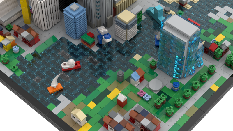 LEGO MOC Philadelphia - city map (skyline) by kubak5 | Rebrickable ...