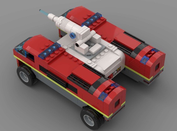 LEGO MOC Experimental Fire Engine by Asphalt Arsenal | Rebrickable ...