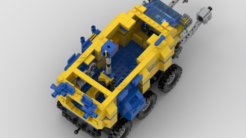 LEGO MOC Vintage Exploration Rover by Super_builder1969 | Rebrickable ...