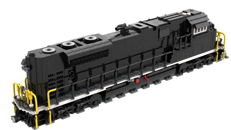 LEGO MOC EMD SD70Ace Norfolk Southern by Barduck | Rebrickable - Build ...
