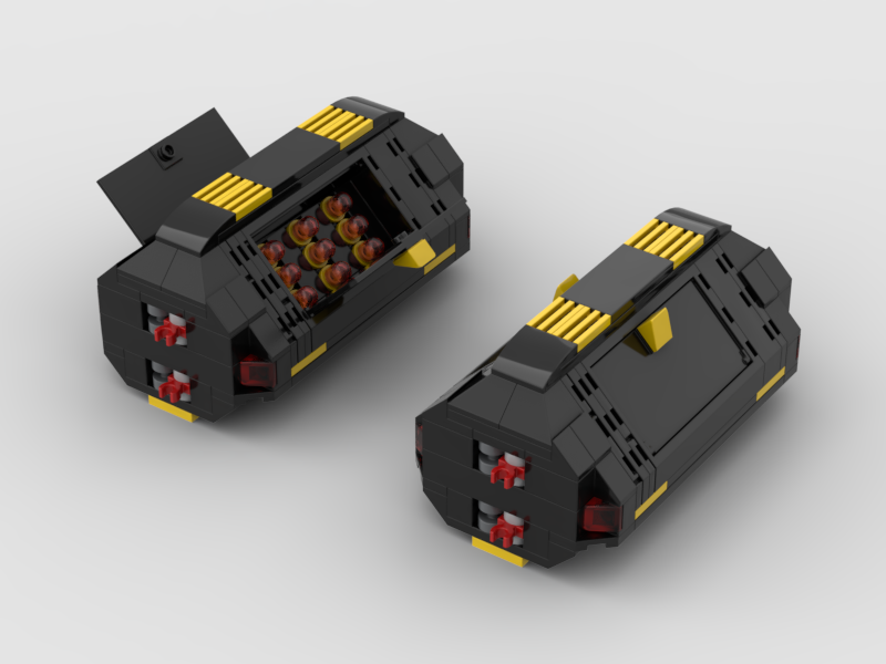 LEGO MOC-261562 Blacktron Broadside Missile Module by MarcusStarkiller ...