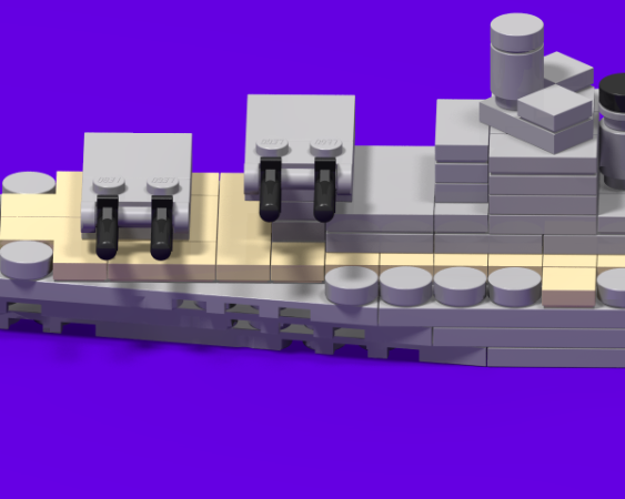 LEGO MOC-178486 1:560 scale Ise class dreadnought(as built) by ...
