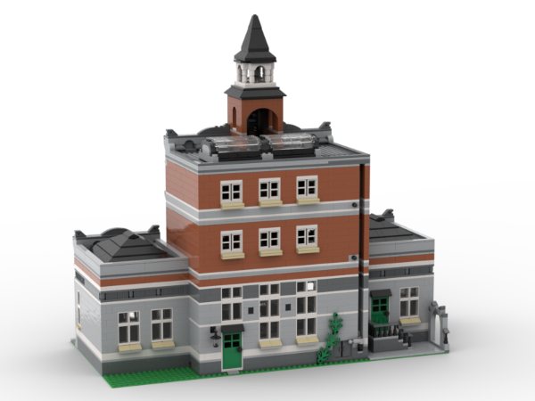 LEGO MOC Modular Town Hall Extension by Brickwater Bay | Rebrickable ...