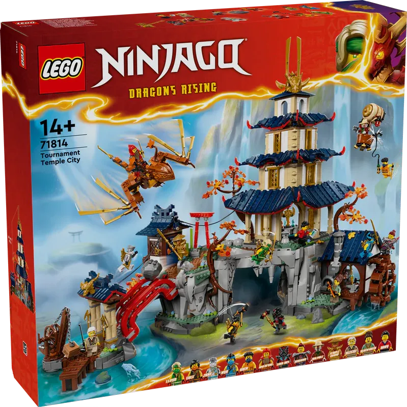 Review: 71814-1 - Tournament Temple City | Rebrickable - Build