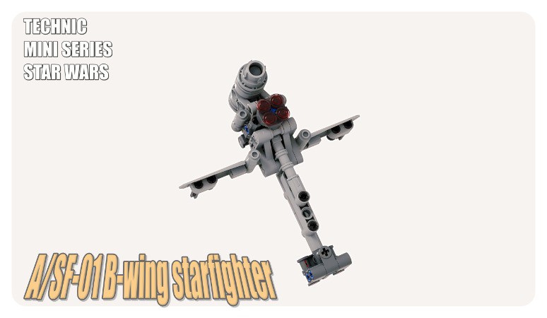 LEGO MOC TECHNIC Mini B-wing Starfighter By Pins_n_liftarms ...