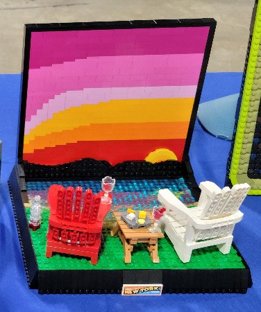 LEGO MOC-190385 Adirondack Chairs by Brick_Lizard | Rebrickable - Build ...