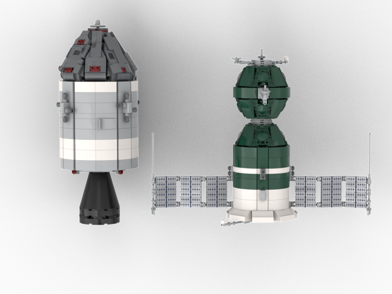 LEGO MOC Soyuz Spacecraft - Minifigure Scale by TheStarshipGarage ...