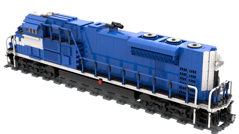 LEGO MOC EMD SD70Ace CONRAIL by Barduck | Rebrickable - Build with LEGO