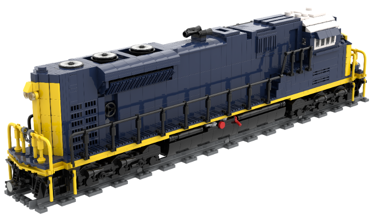 LEGO MOC EMD SD70Ace CSX by Barduck | Rebrickable - Build with LEGO